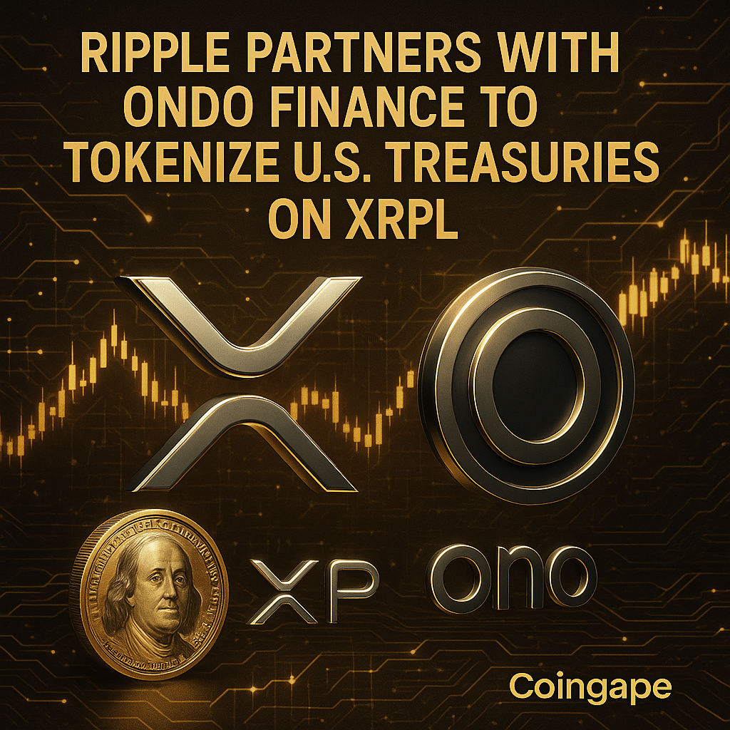 리플, 온도파이낸스와 손잡고 미 국채 토큰화 추진 - 김윤교 기자 - 톱스타뉴스 - 국제/시세