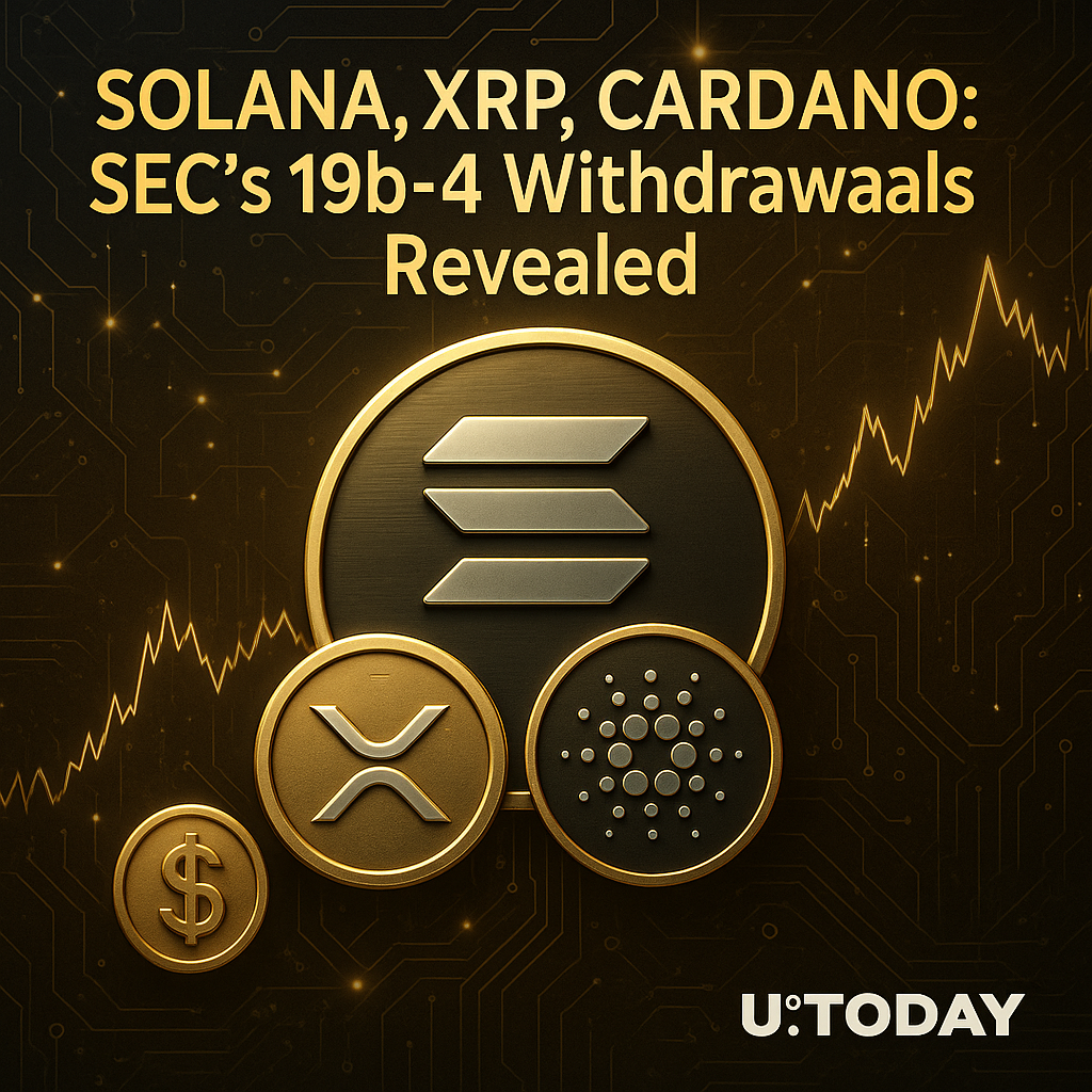 SEC의 19b-4 철회, 솔라나·리플 XRP·카르다노 ETF 제동 - 김윤교 기자 - 톱스타뉴스 - 국제/시세