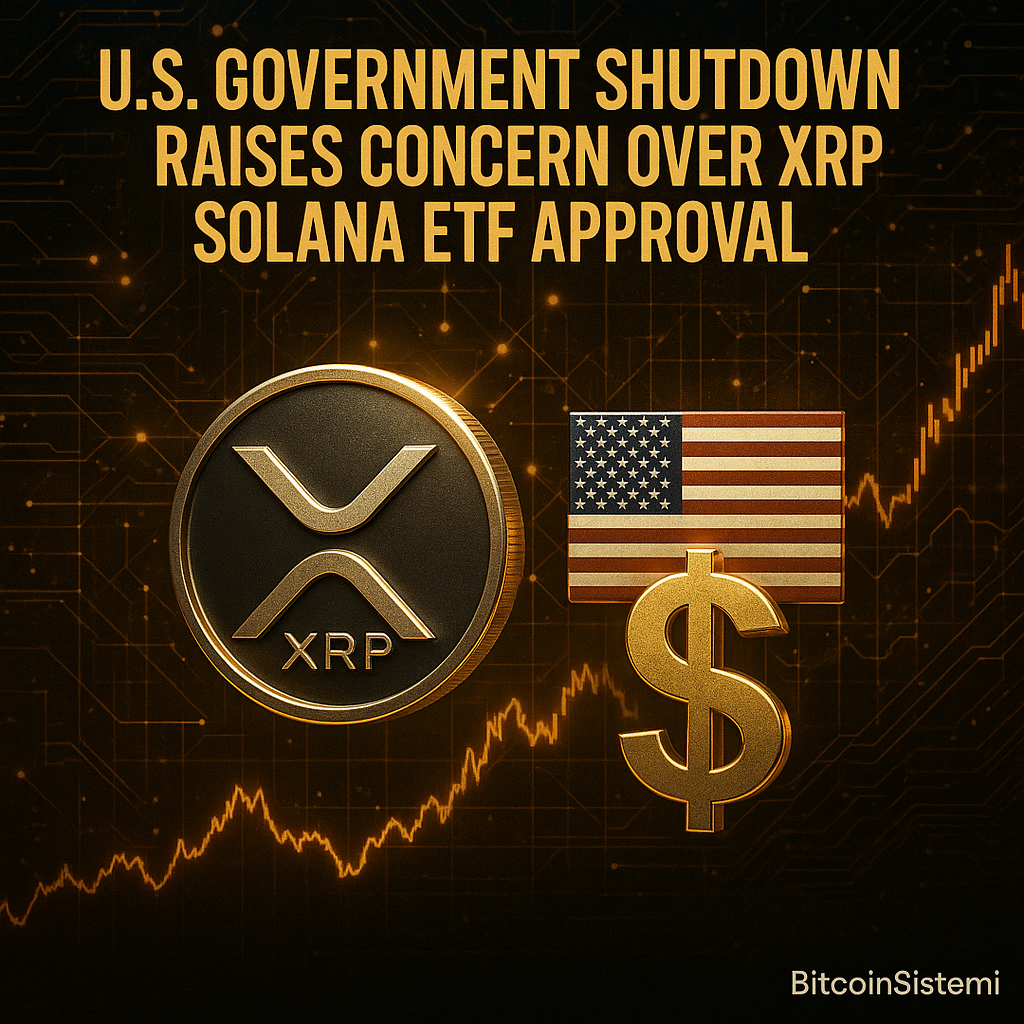 미국 정부 셧다운, 리플 XRP·솔라나 ETF 승인 지연 우려 - 김시현 기자 - 톱스타뉴스 - 국제/시세