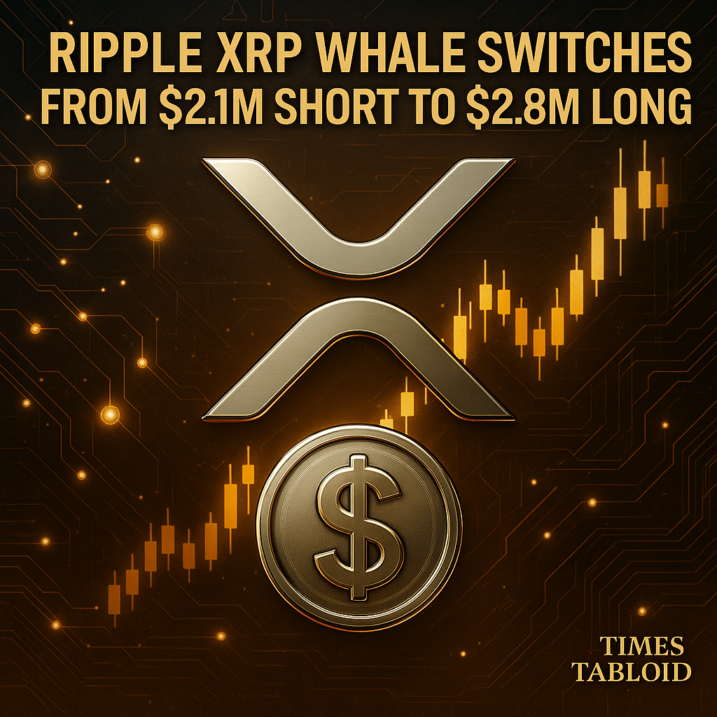 리플 XRP 고래 투자자, 210만 달러 숏 청산 후 280만 달러 롱 전환 | 김시현 기자 | 톱스타뉴스