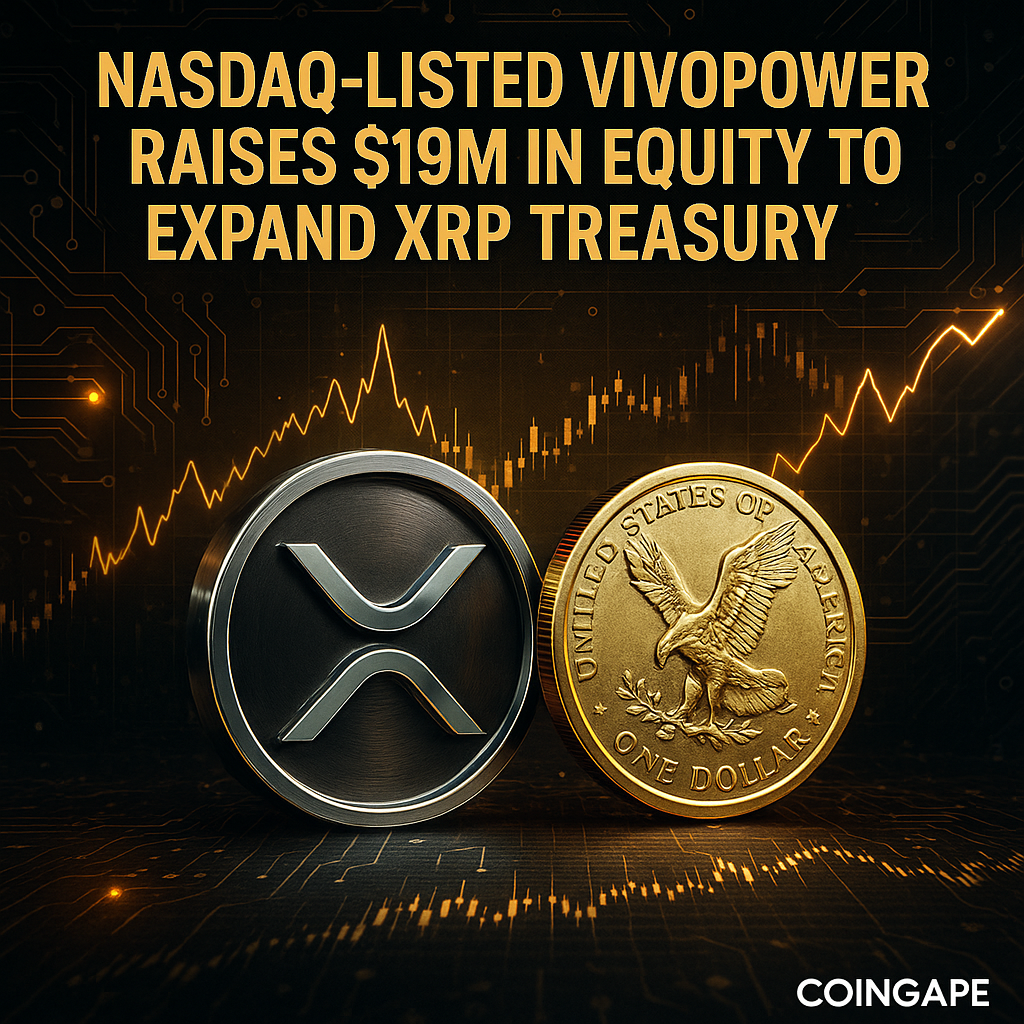 나스닥 상장사 비보파워, 1,900만 달러 조달해 리플 XRP 재무자산 확대 - 김윤교 기자 - 톱스타뉴스 - 국제/시세