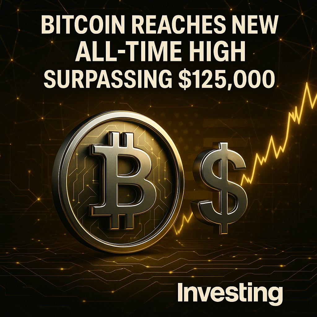 비트코인, 사상 최고가 12만5천 달러 돌파…기관 매수세 확산 - 김윤교 기자 - 톱스타뉴스 - 국제/시세