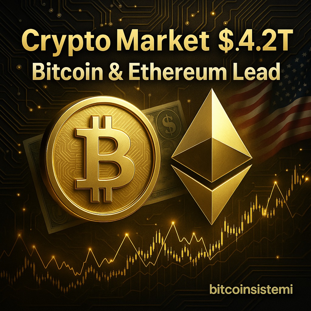 암호화폐 시총 4.2조달러…비트코인·이더리움 견인 - 김시현 기자 - 톱스타뉴스 - 국제/시세