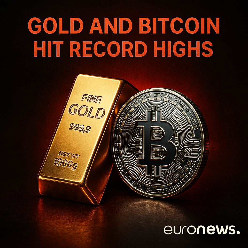 금과 비트코인 사상 최고가…불확실성 속 안전자산 선호 급등 - 김명수 기자 - 톱스타뉴스 - 국제