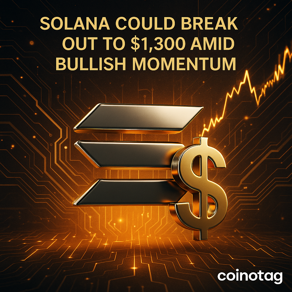 솔라나, 장기 컵앤핸들 패턴 돌파 임박…지지선 유지 시 1,300달러 목표 - 김윤교 기자 - 톱스타뉴스 - 국제/시세