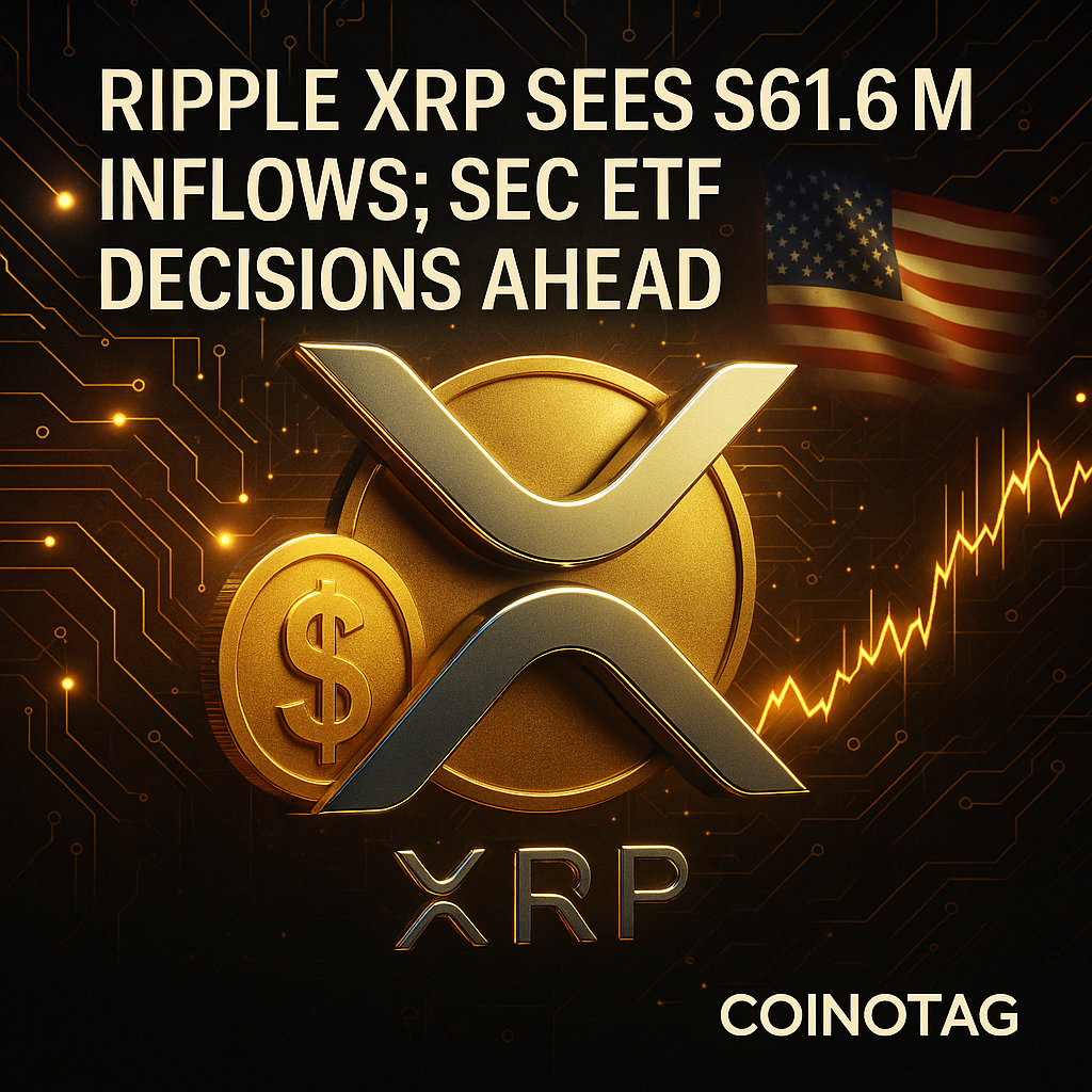 리플 XRP, 기관 유입 6,160만달러…SEC ETF 전망 - 김윤교 기자 - 톱스타뉴스 - 국제/시세