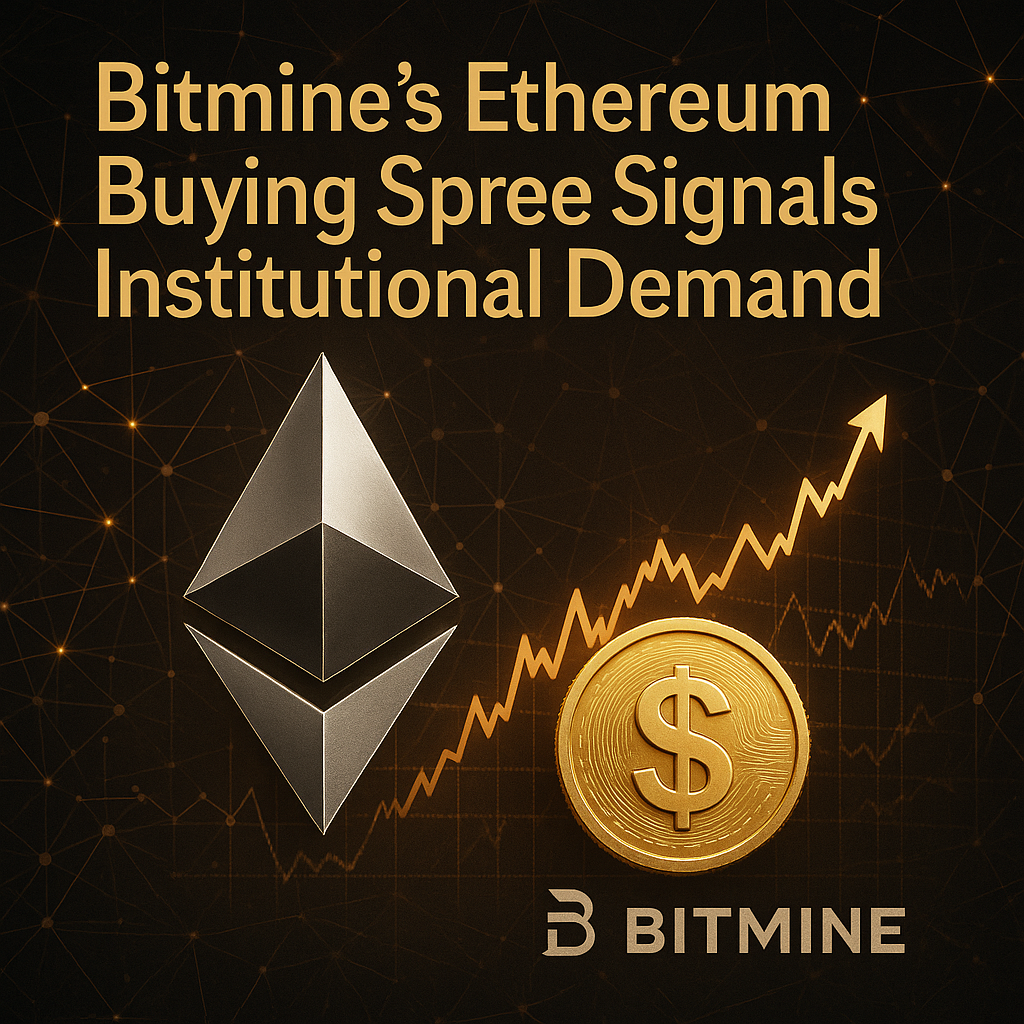 이더리움 기관 매집 확산…비트마인, 4억1,700만 달러 규모 대량 매수 단행 - 김명수 기자 - 톱스타뉴스 - 국제/시세