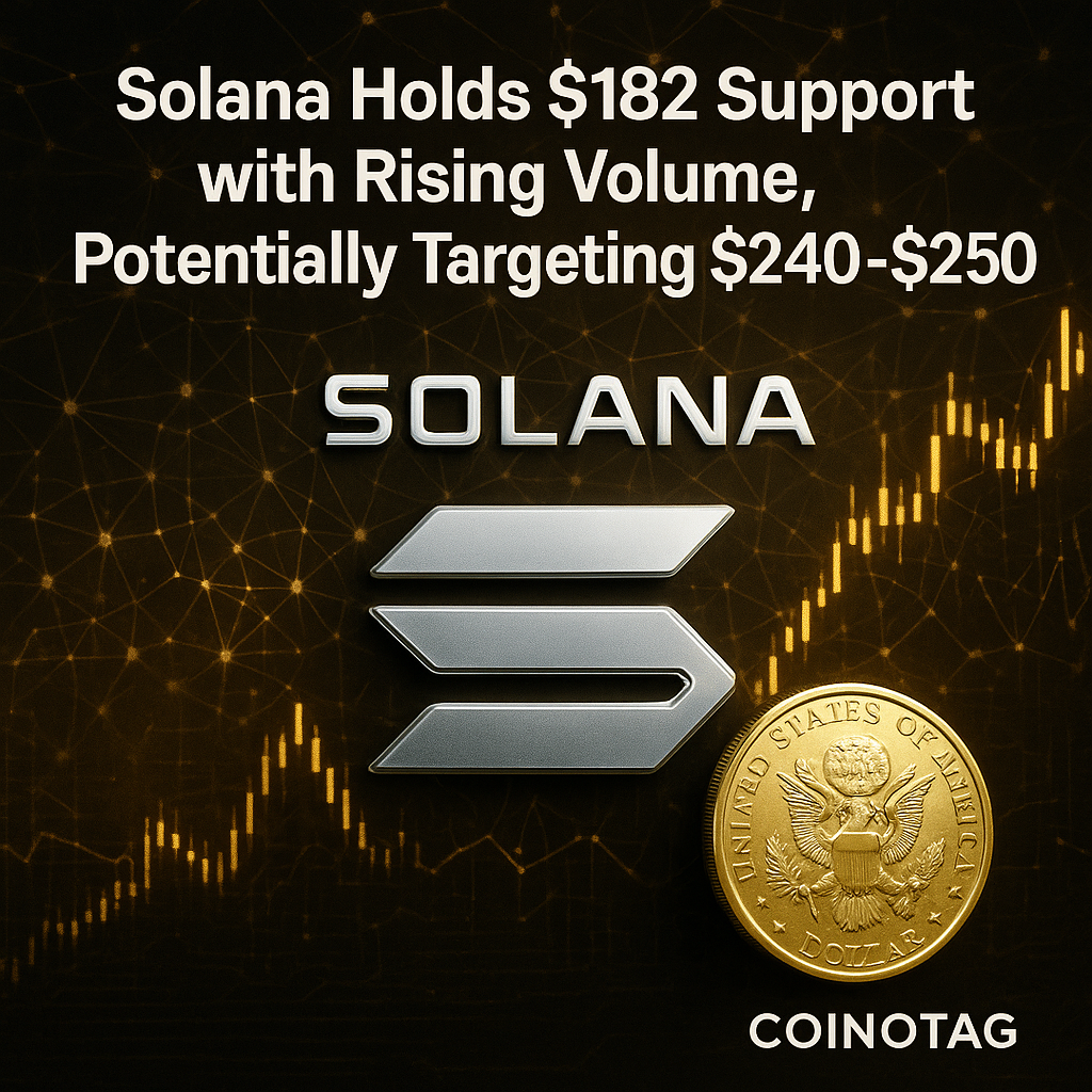 솔라나, 182달러 지지선 유지 속 거래량 42% 급증…단기 목표 250달러 전망 - 김시현 기자 - 톱스타뉴스 - 국제/시세