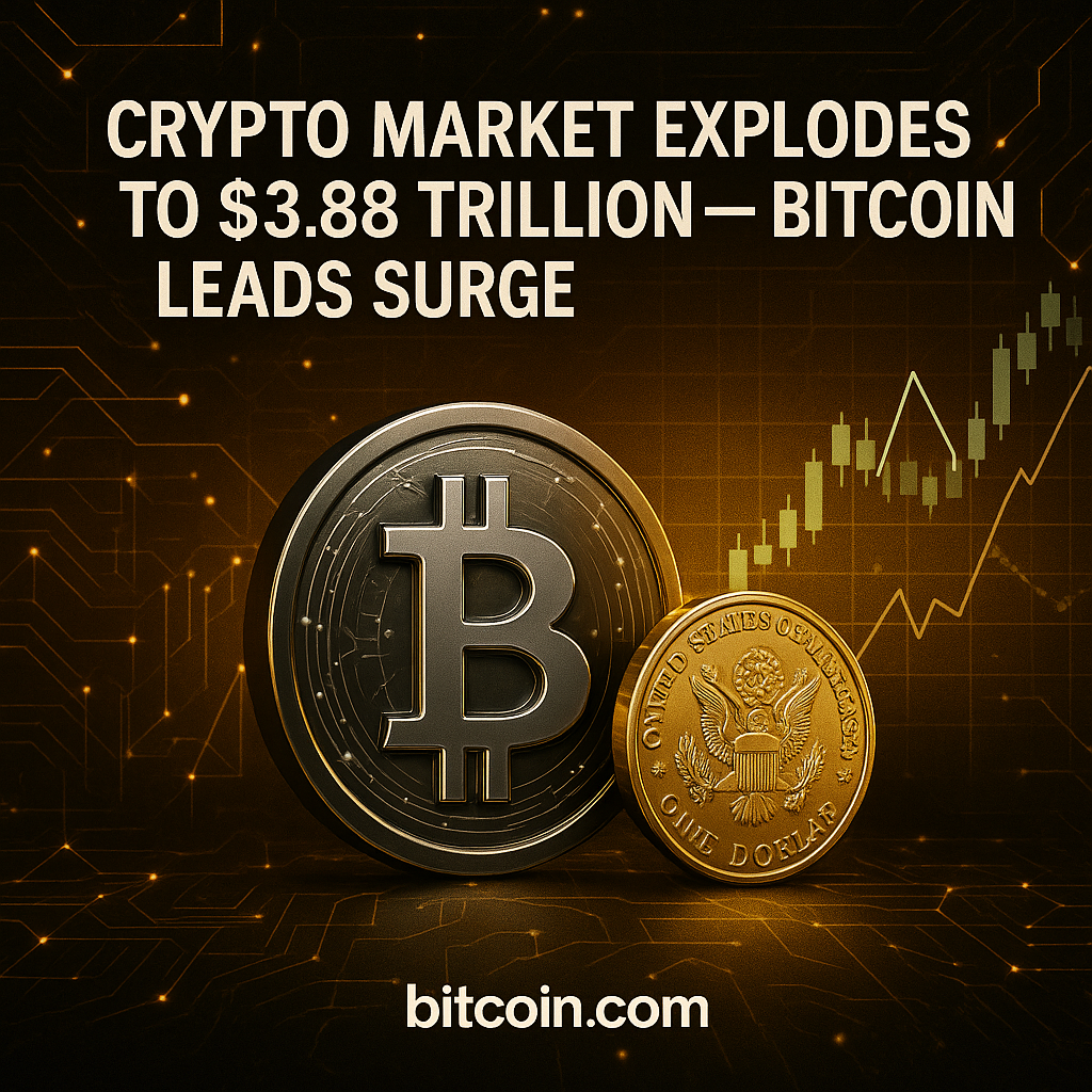 비트코인 주도, 암호화폐 시장 3.88조 달러 돌파…숏 포지션 붕괴 - 김윤교 기자 - 톱스타뉴스 - 국제/시세