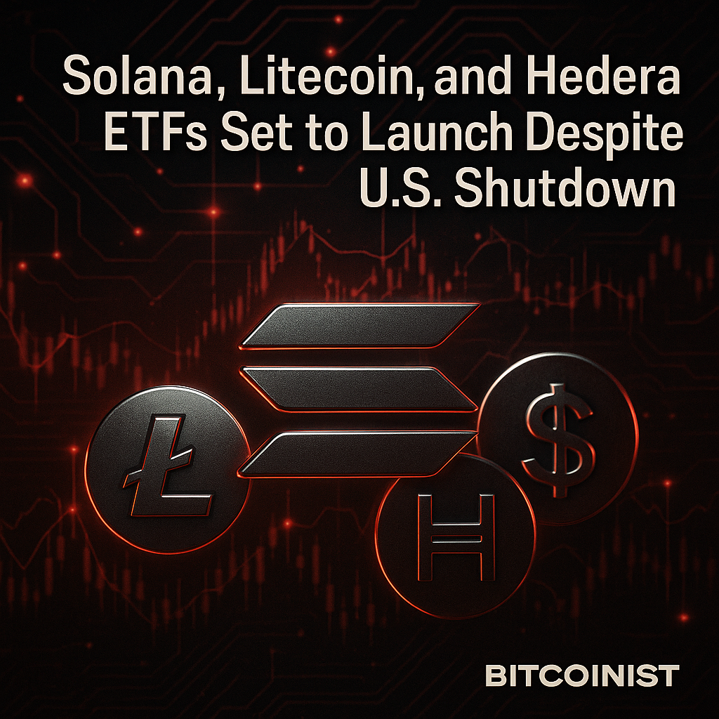 솔라나·라이트코인·헤데라 ETF, 미 정부 셧다운 속 상장 초읽기 - 김윤교 기자 - 톱스타뉴스 - 국제/시세