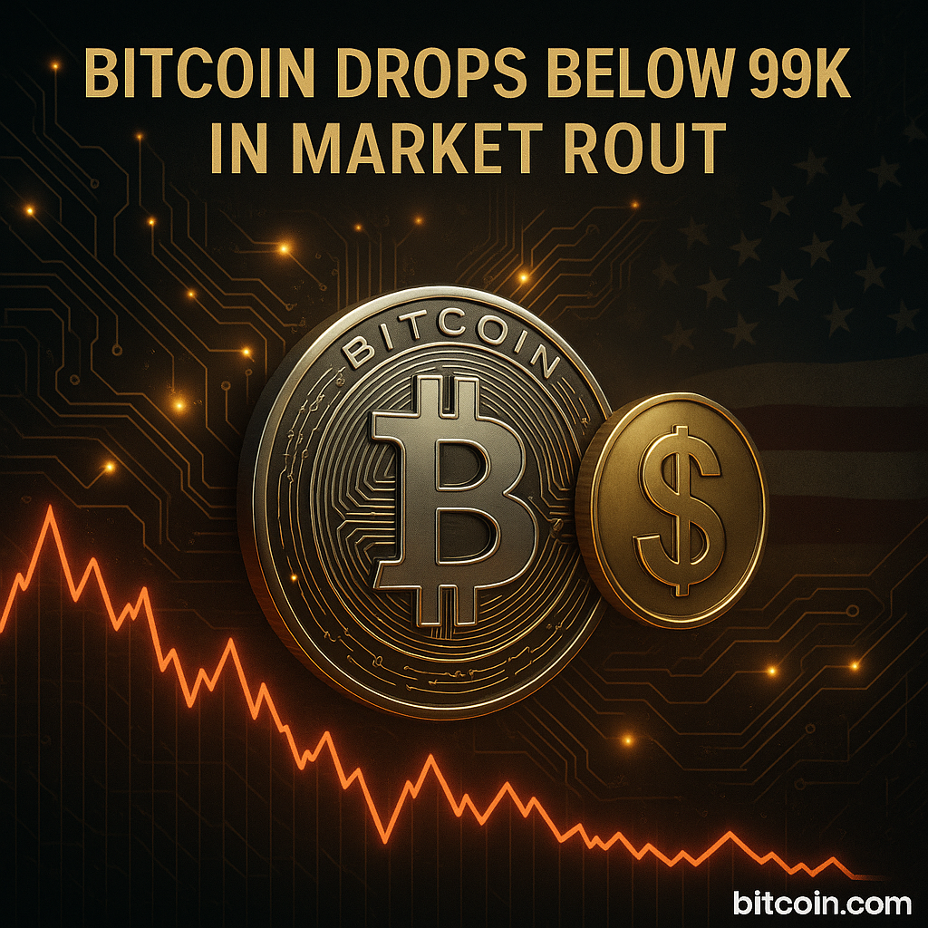 비트코인 9만9천 달러 붕괴…암호화폐 하루새 400조원 증발 - 김명수 기자 - 톱스타뉴스 - 국제/시세