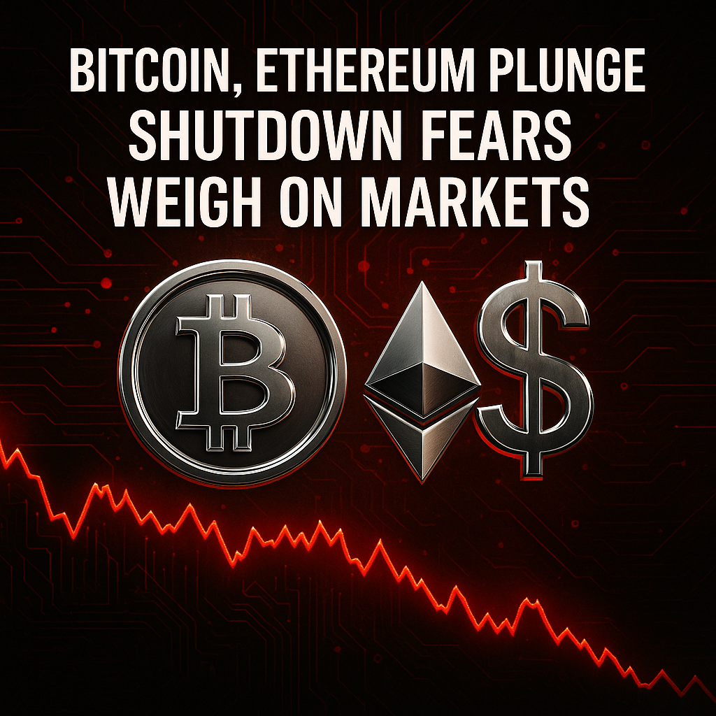 비트코인·이더리움 동반 급락…미국 셧다운 장기화가 시장 불안 키워 - 김명수 기자 - 톱스타뉴스 - 국제/시세