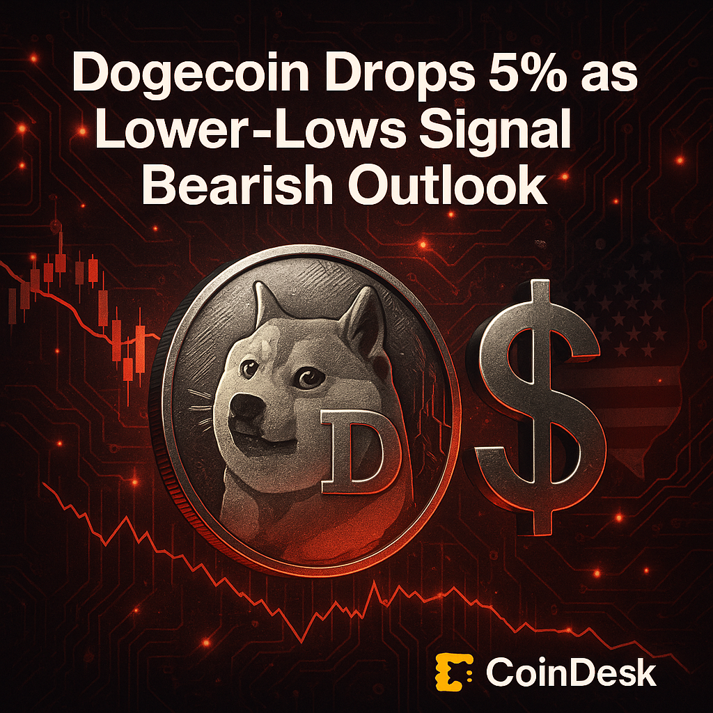 도지코인 5% 급락…하락 저점 갱신 패턴, 약세 전망 - 김윤교 기자 - 톱스타뉴스 - 국제/시세