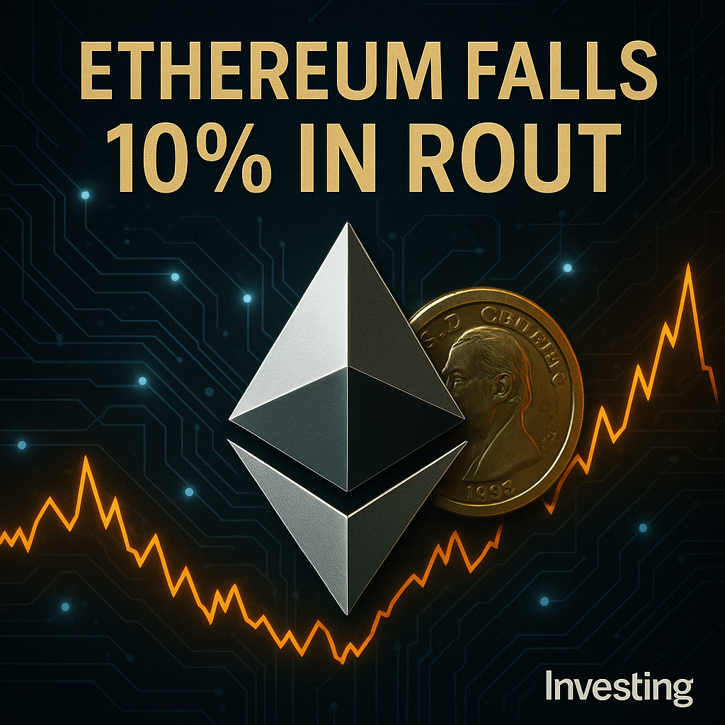 이더리움, 하루 새 10% 급락…시총 3,954억 달러로 축소 - 김윤교 기자 - 톱스타뉴스 - 국제/시세