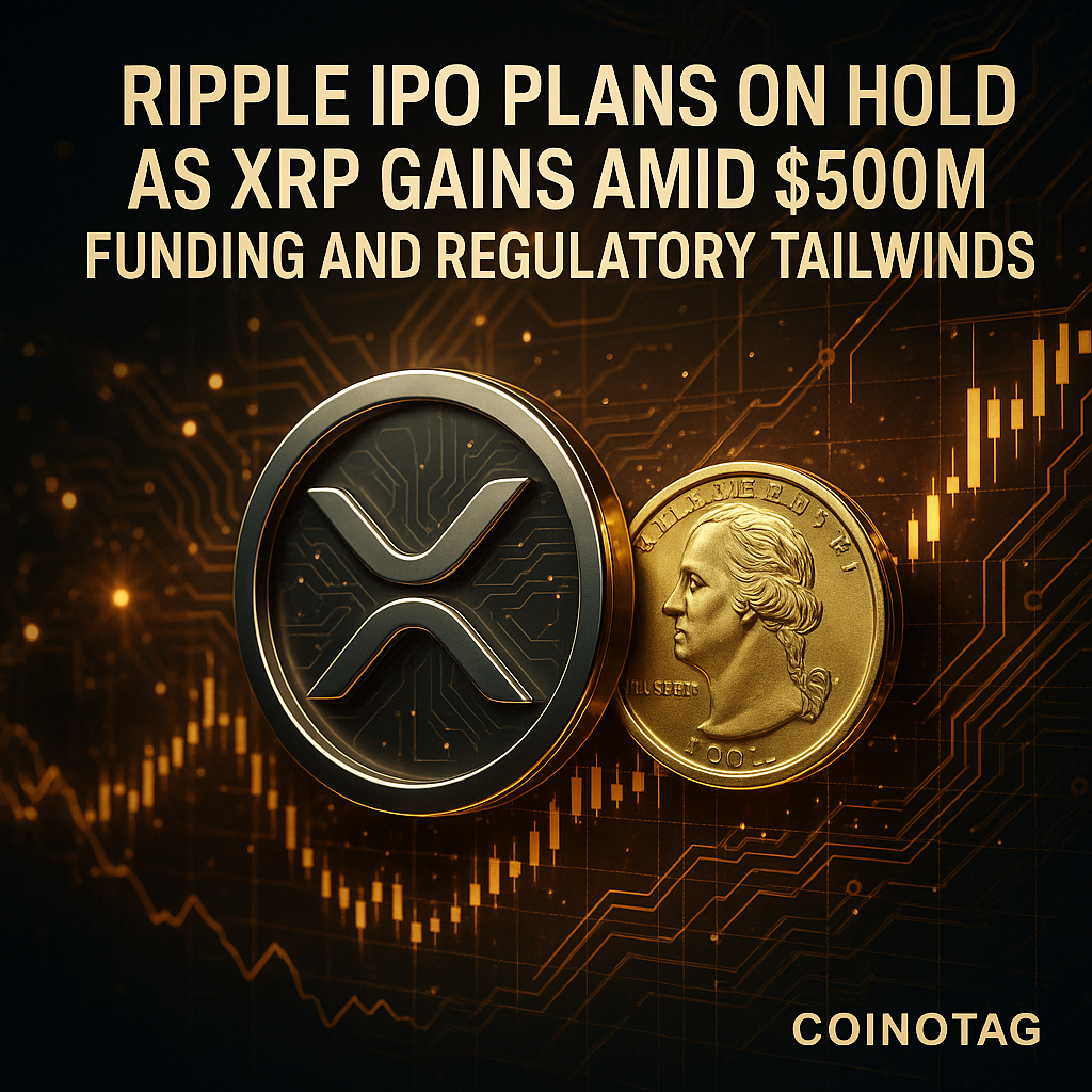 리플, IPO 계획 보류…5000억 달러 자금 유치와 규제 완화가 성장 발판 - 김명수 기자 - 톱스타뉴스 - 국제/시세