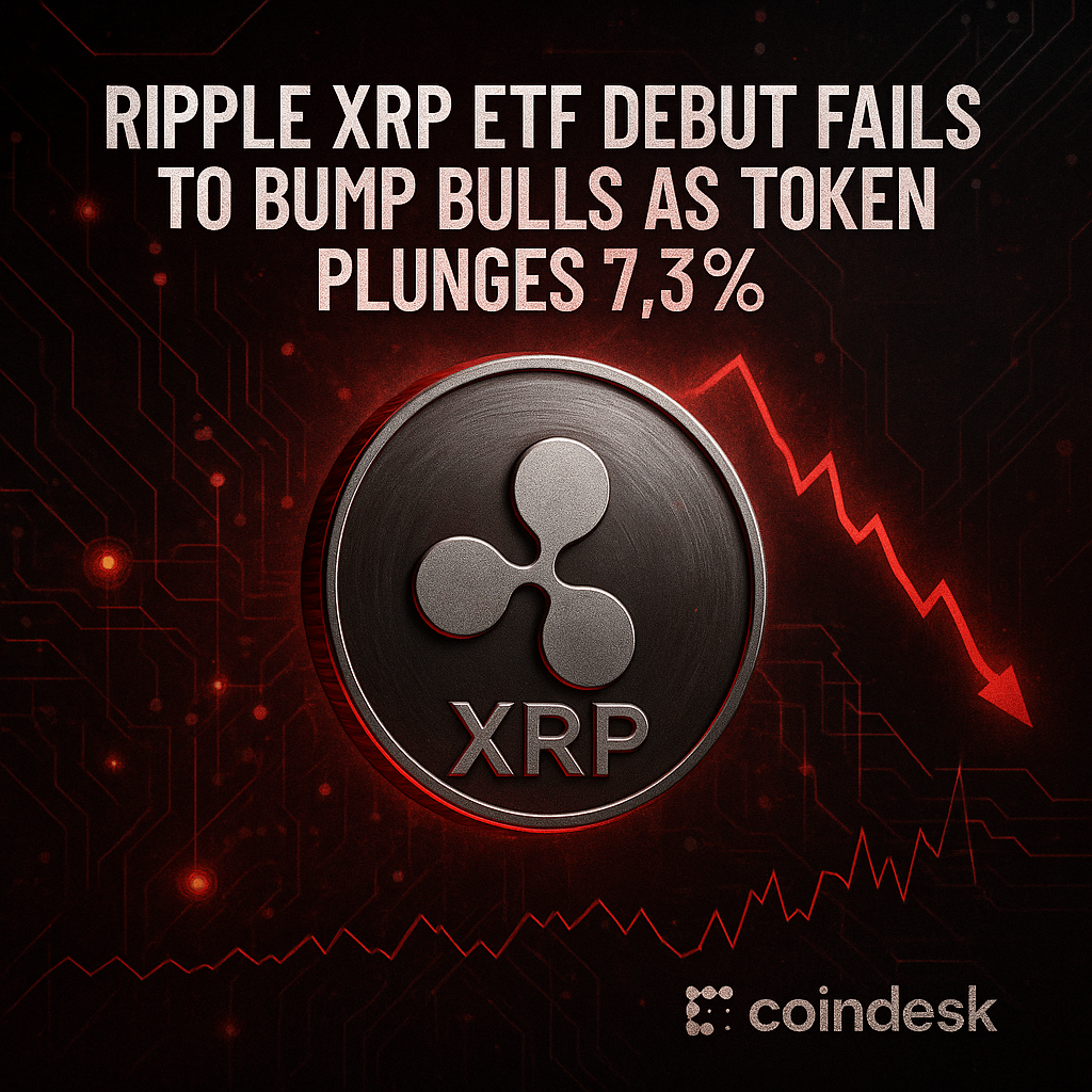 리플 XRP ETF 데뷔에도 7.3% 급락…2.30달러 붕괴로 추가 하락 경고 - 김윤교 기자 - 톱스타뉴스 - 국제/시세