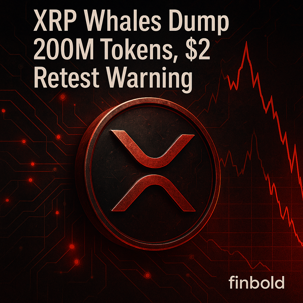 리플 XRP 고래 2억개 투매…2달러 재시험 경고 나왔다 - 김명수 기자 - 톱스타뉴스 - 국제/시세