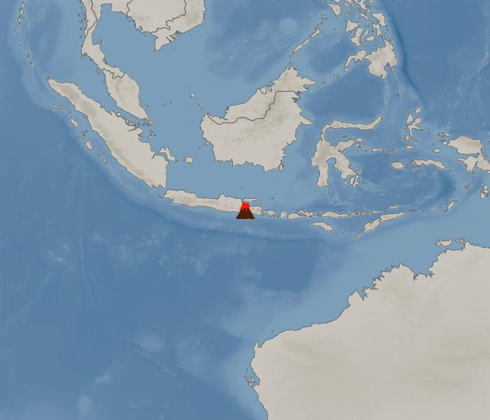 인도네시아 스메루 화산 대규모 분화…분연주 1만6500m 상공까지 치솟아 / 기상청