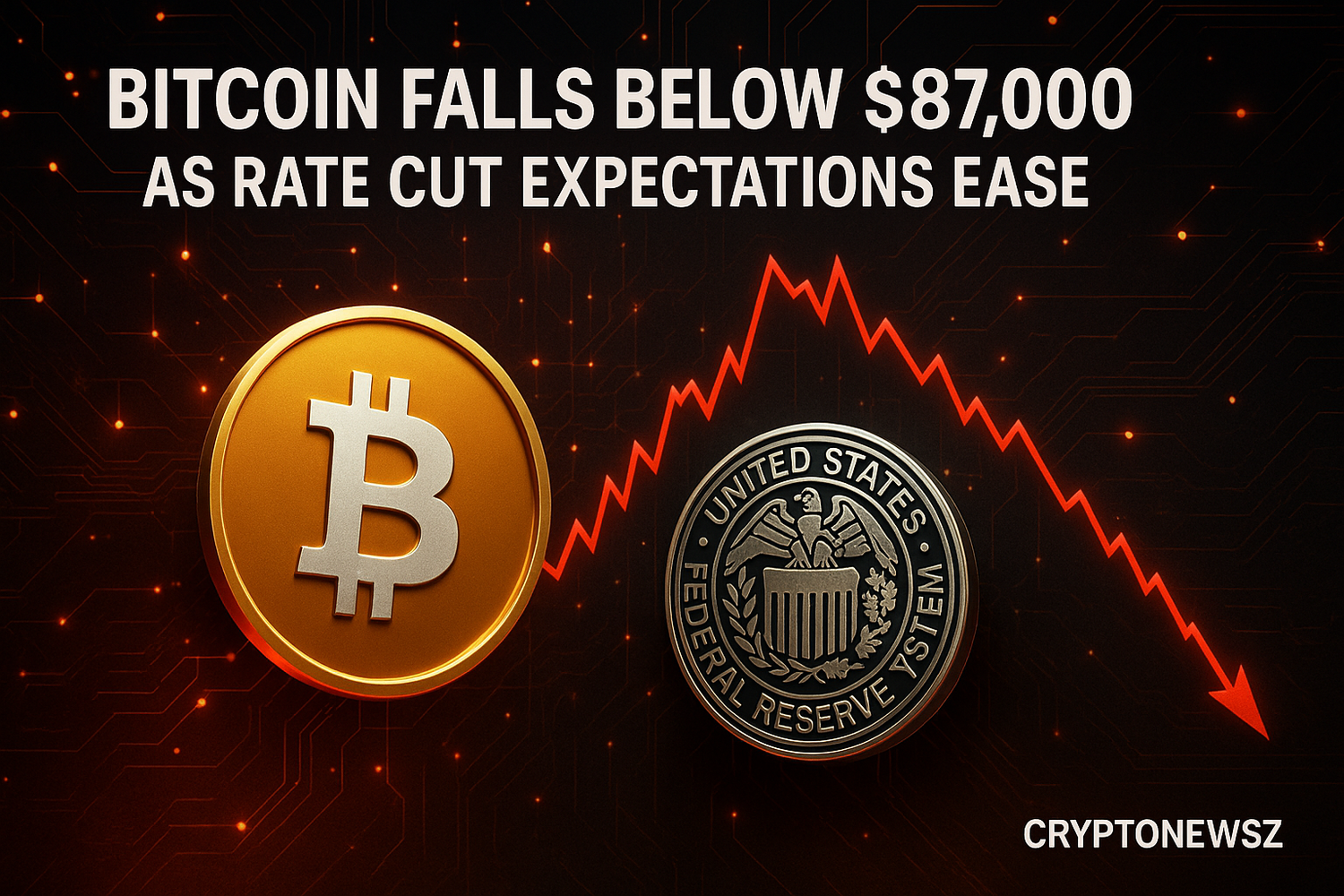 비트코인 8만7천달러 밑돌아…연준 금리인하 기대 축소에 하락 압력 - 김시현 기자 - 톱스타뉴스 - 국제/시세