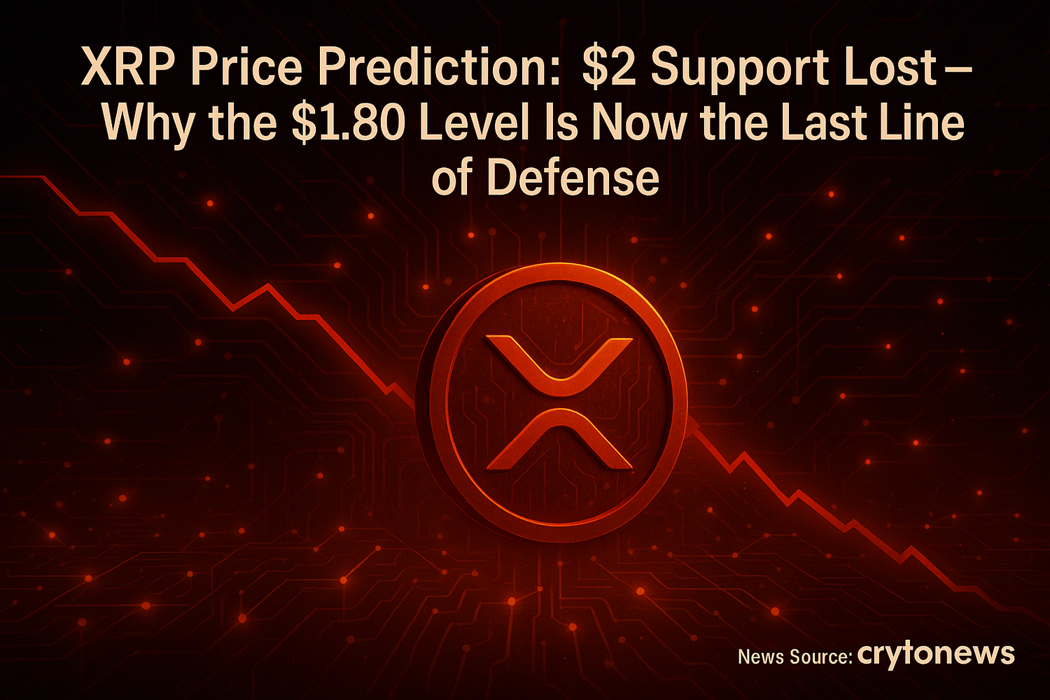 리플 XRP 지지선 붕괴…1.80달러대가 남은 마지막 방어선 - 김시현 기자 - 톱스타뉴스 - 국제/시세