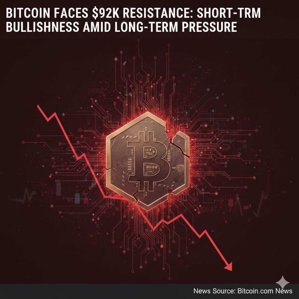 비트코인, 9만2천 달러 저항대 직면…단기 강세 속 장기 압력 지속 - 김성희 기자 - 톱스타뉴스 - 국제/시세