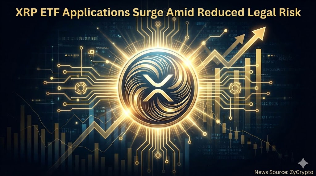 리플 XRP ETF 신청 급증... 법적 리스크 해소 영향 - 뉴스 썸네일 이미지