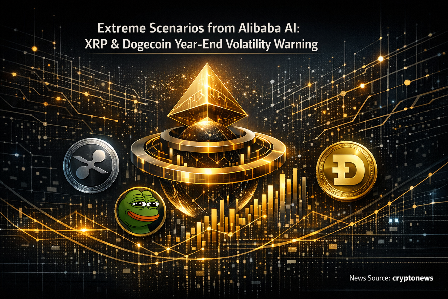 알리바바 AI가 던진 극단적 시나리오…리플 XRP·도지코인 연말 변동성 경고 - 김시현 기자 - 톱스타뉴스 - 국제/시세