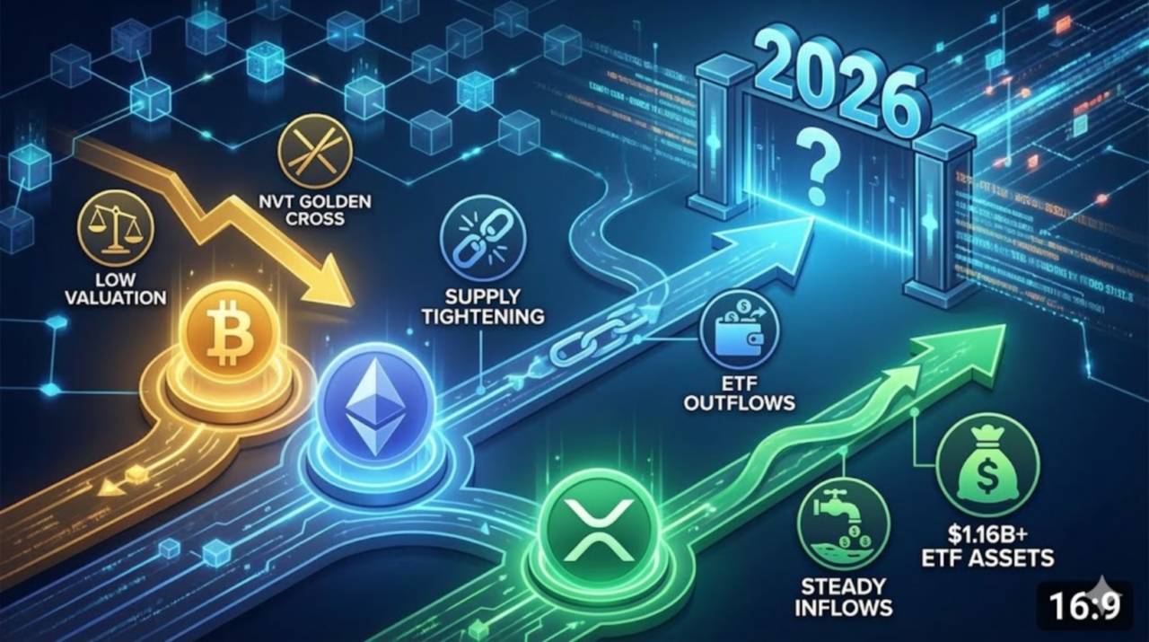 비트코인·이더리움·리플 XRP 엇갈린 운명... 2026년 주도권 쥔 '최후의... - 뉴스 썸네일 이미지