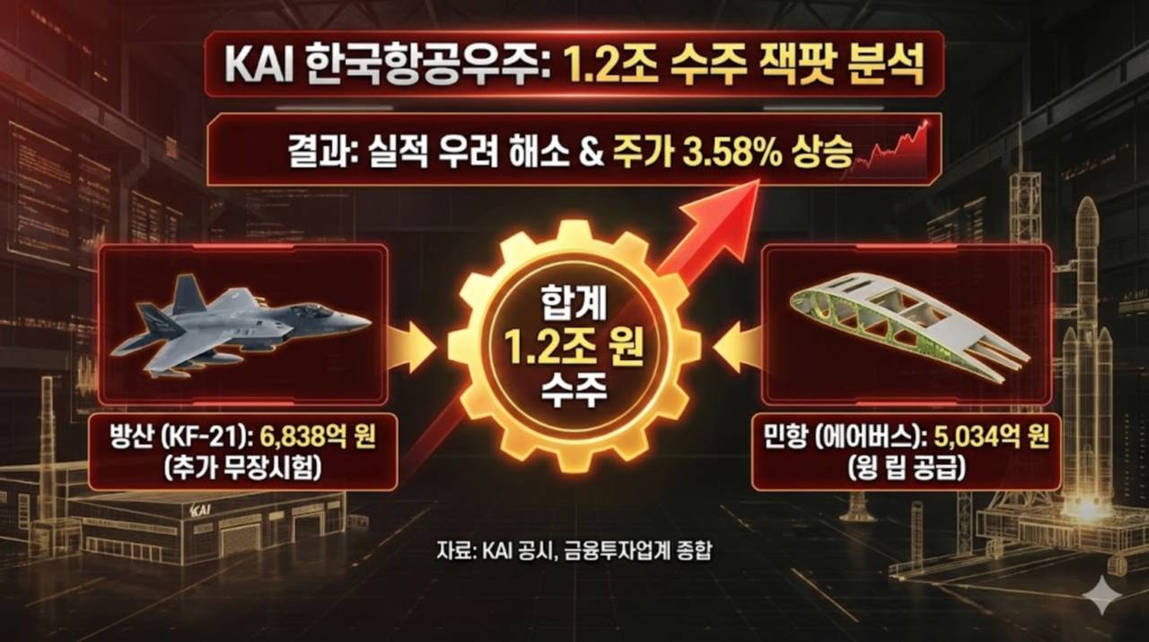 분석] 1.2조 수주 잭팟이 실적 우려 씻어냈다… 한국항공우주, 3%대 강세 - 김명수 기자 - 톱스타뉴스 - 경제/증시/시세