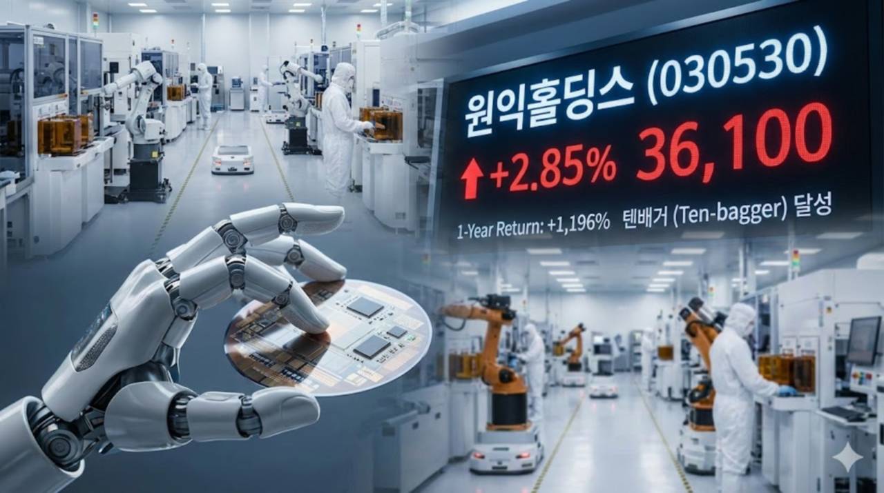 '로봇·반도체' 쌍끌이 엔진 점화... 원익홀딩스, 하락장 뚫고 '나홀로' ... - 뉴스 썸네일 이미지