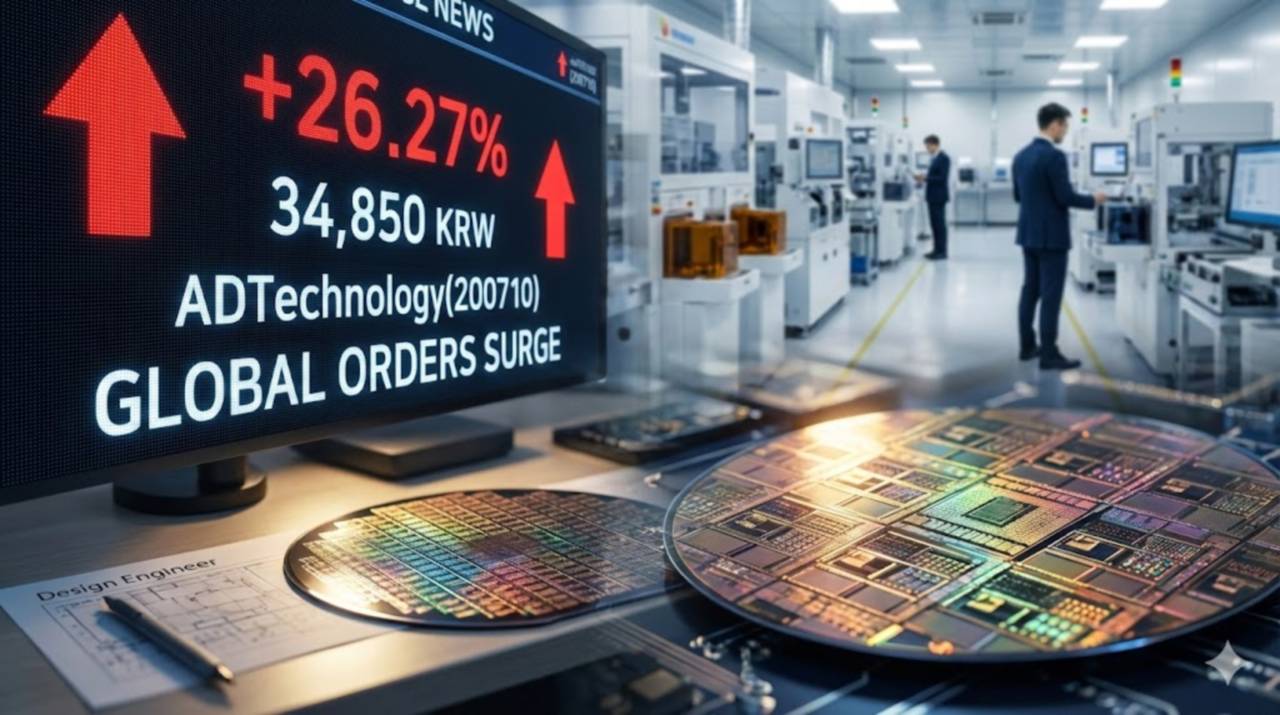 흑자 전환 원년 노리는 에이디테크놀로지, 수주 잭팟에 26% 비상 - 김시현 기자 - 톱스타뉴스 - 경제/증시/시세