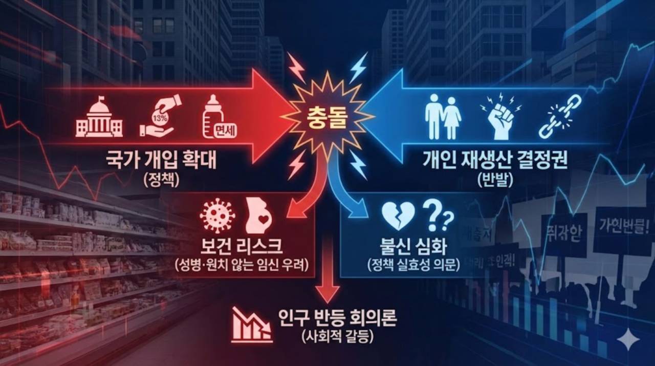 ▲ 출산율 제고를 위한 국가의 개입 확대와 개인의 재생산 결정권이 충돌하며, 중국 사회 내 보건 리스크와 불신의 골이 깊어질 가능성이 부각되고 있다. (사진=톱스타뉴스)