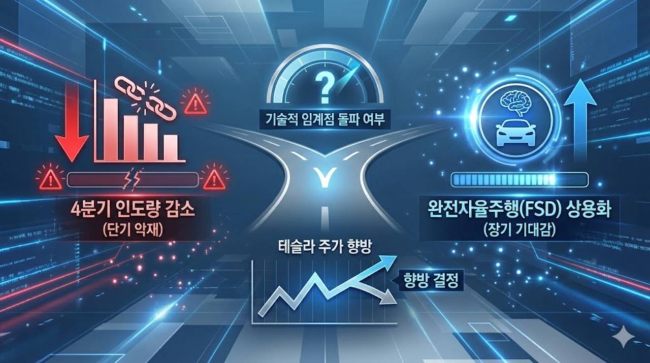 테슬라 4분기 인도량 부진 전망에도 주가 버티는 이유… 시선은 2026년 자율주행으로 - 김윤교 기자 - 톱스타뉴스 - 국제/증시/시세