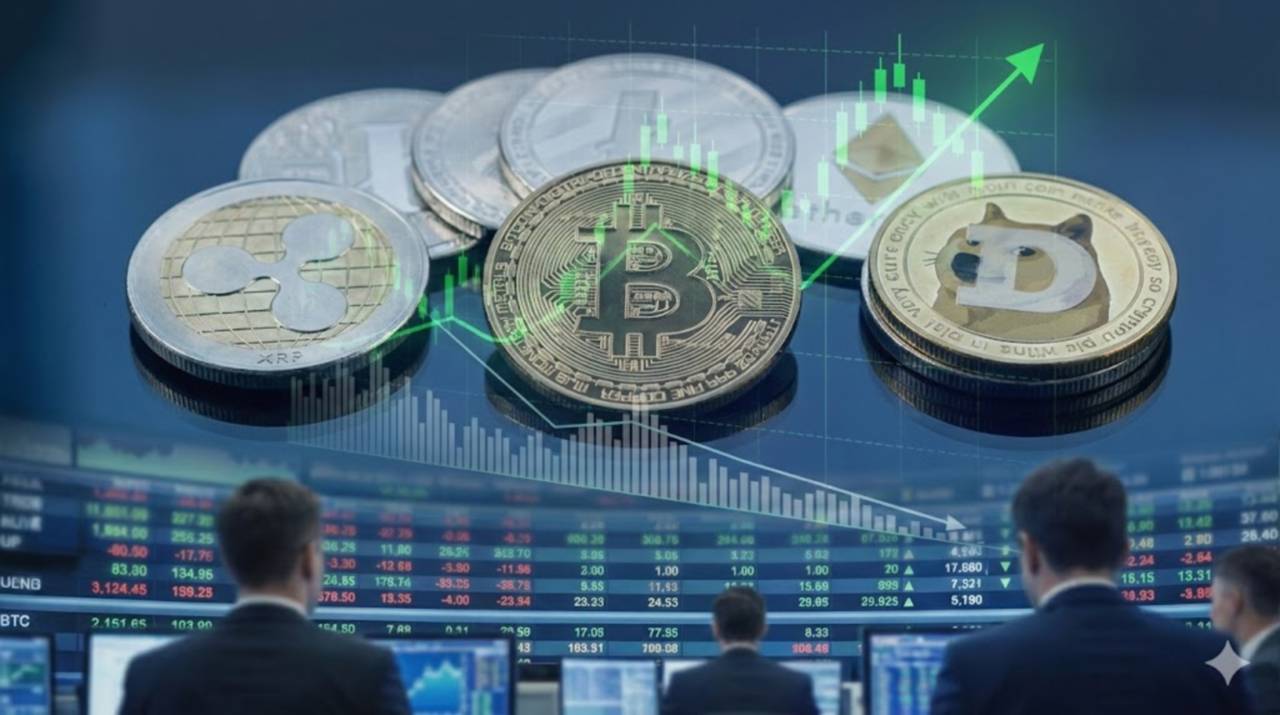 비트코인·도지코인·리플 소폭 반등...거래대금 21% 급감 속 '바닥 다지... - 뉴스 썸네일 이미지