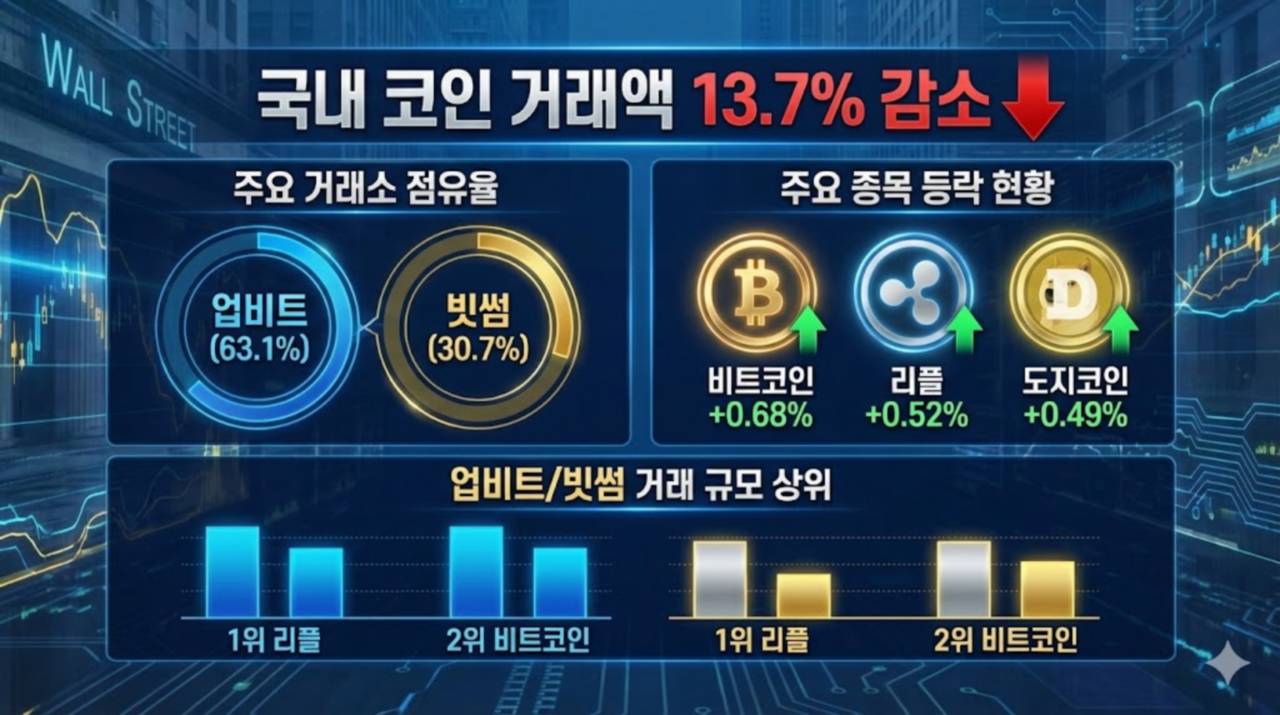 비트코인·리플 소폭 반등… 뉴욕증시 변동성 속 저가 매수세 유입 - 김시현 기자 - 톱스타뉴스 - 경제/코인/시세