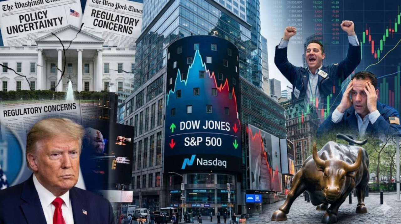 미국 뉴욕증시 혼조 마감…트럼프 규제 우려 및 고점 부담에 하락 전환 - 김윤교 기자 - 톱스타뉴스 - 국제/증시/시세