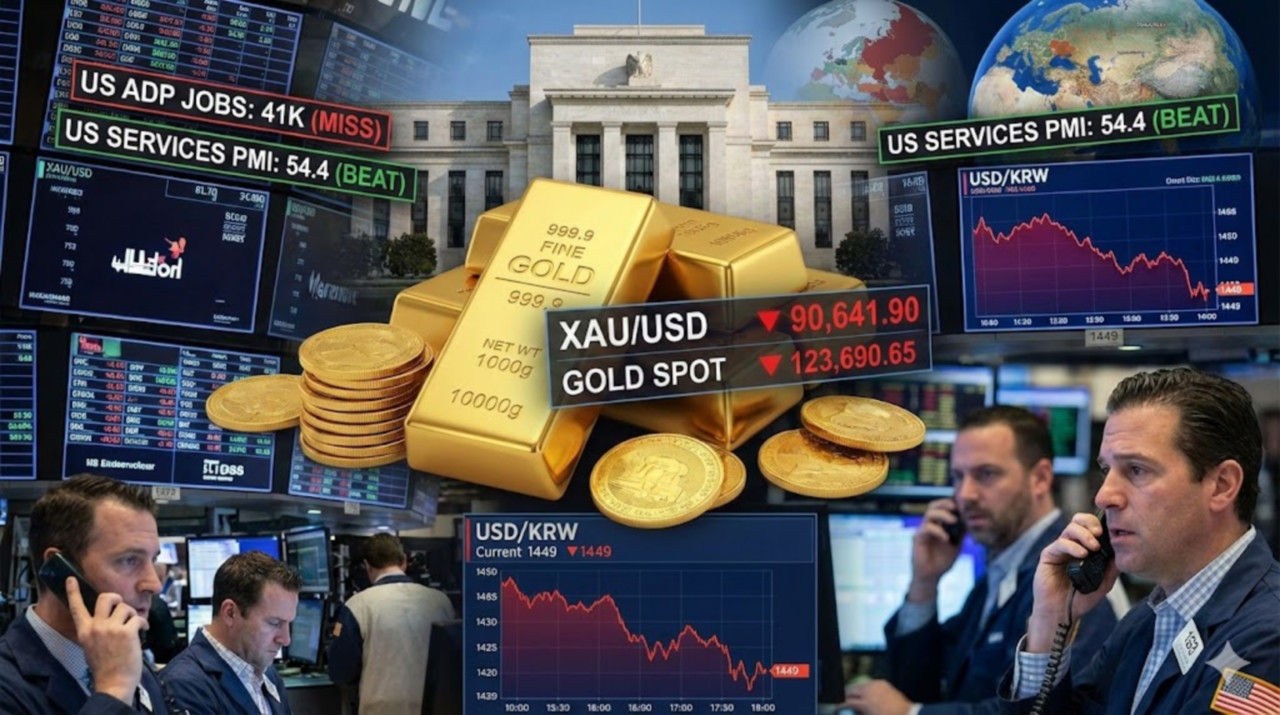 오늘의 금시세] 2026년 1월 8일, 달러 강세 압박 속 지정학적 리스크가 금값 하단 지지 - 김시현 기자 - 톱스타뉴스 - 경제/금 시세/시세