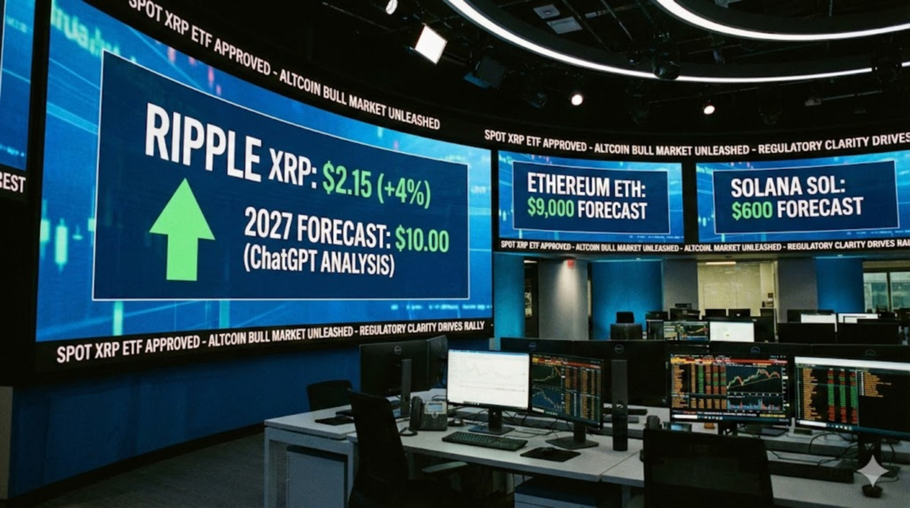 리플 XRP 10달러 돌파하나... 챗GPT가 전망한 2026년 이더리움·솔라나 가격 시나리오 - 김명수 기자 - 톱스타뉴스 -  국제/코인/시세