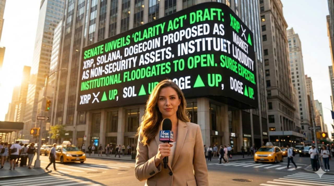 리플 XRP·솔라나·도지코인 제도권 편입 '청신호'...美 상원 클래리티 법... - 뉴스 썸네일 이미지