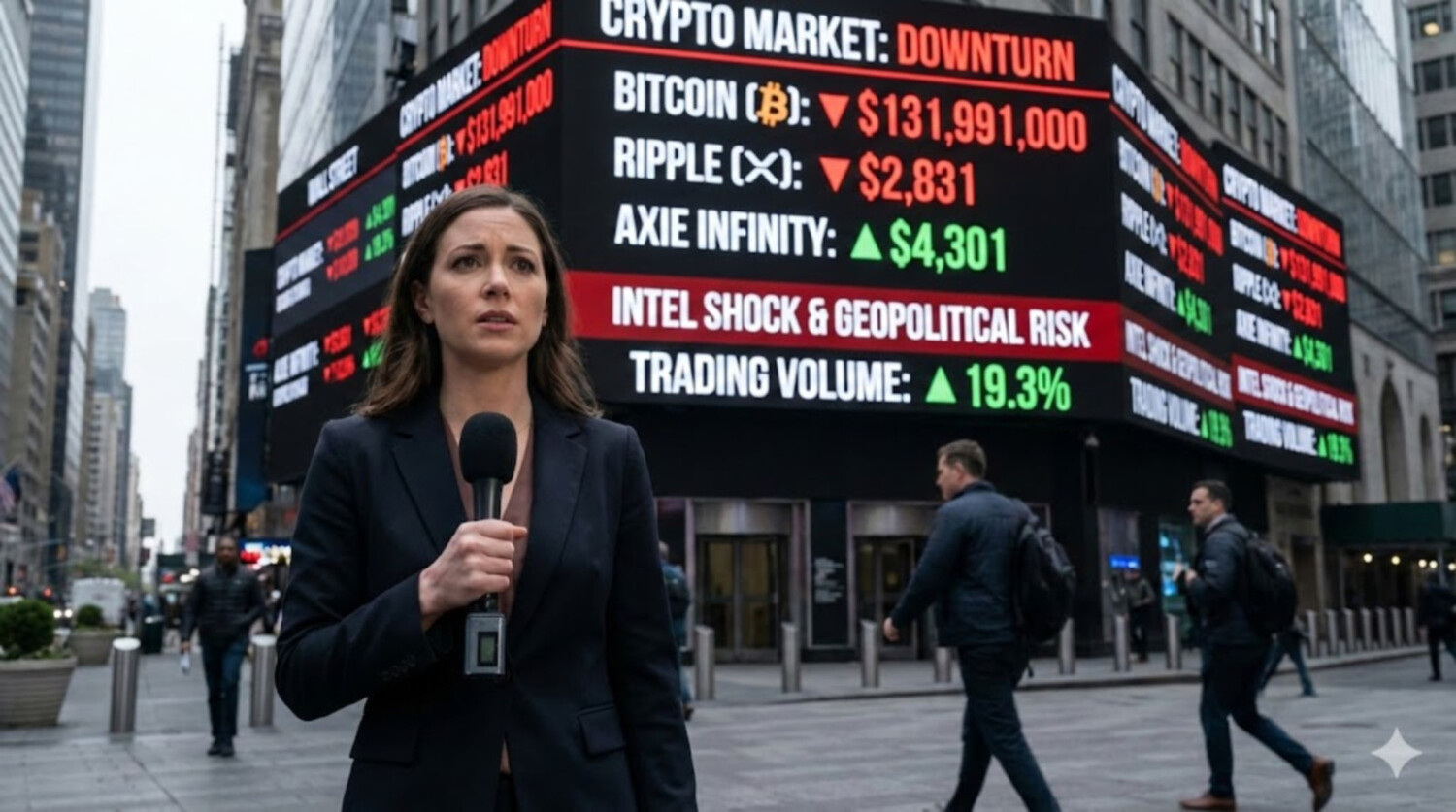 엑시인피니티·리플·비트코인 혼조...미 중동 리스크와 인텔 쇼크에 가... - 뉴스 썸네일 이미지