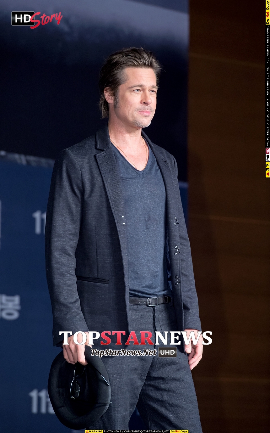 브래드 피트(Brad Pitt) / 서울, 톱스타뉴스 최규석 기자