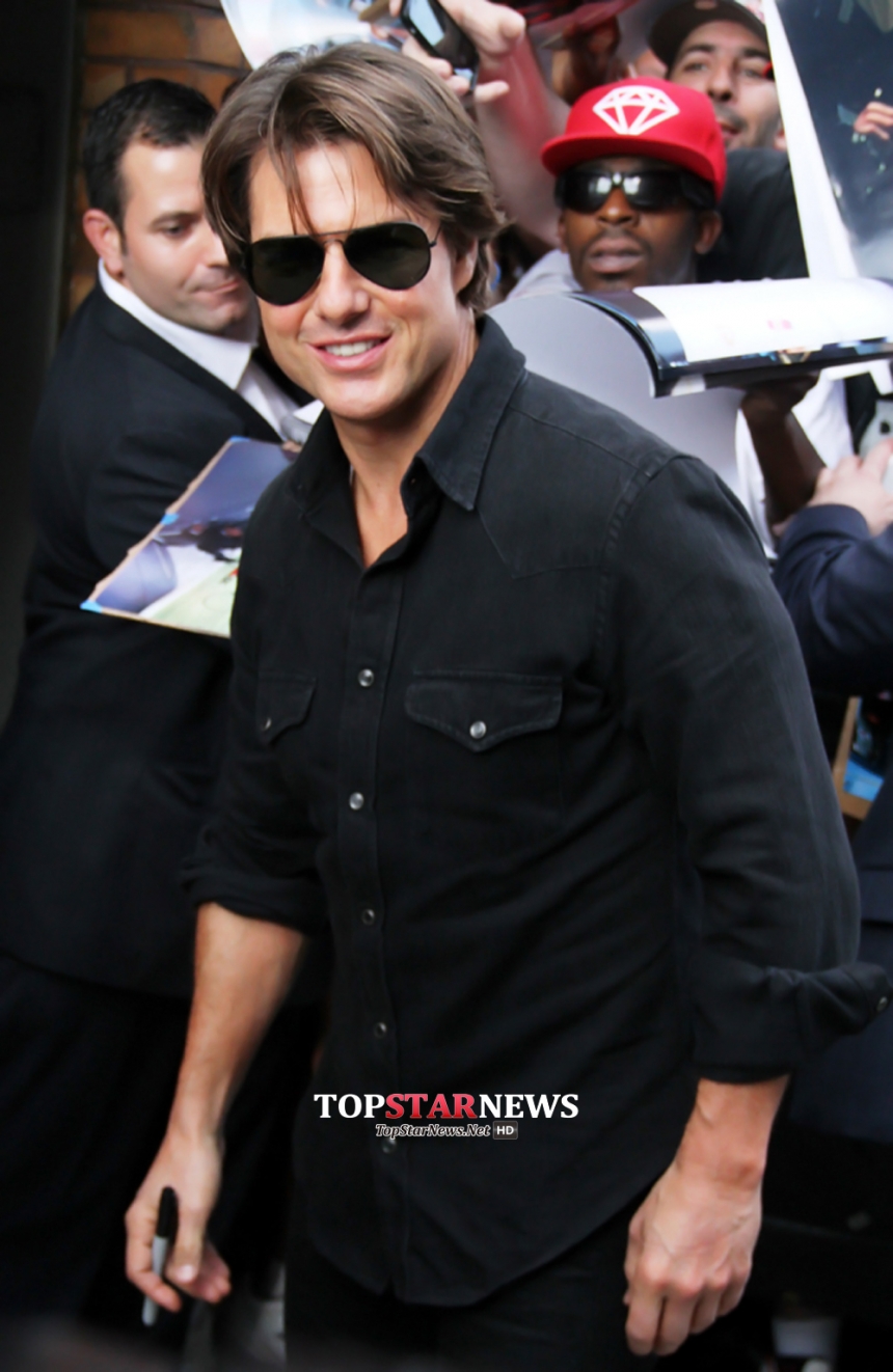 Tom Cruise arriving at TV show “The Daily Show” in New York, July 28 / ©nihanco