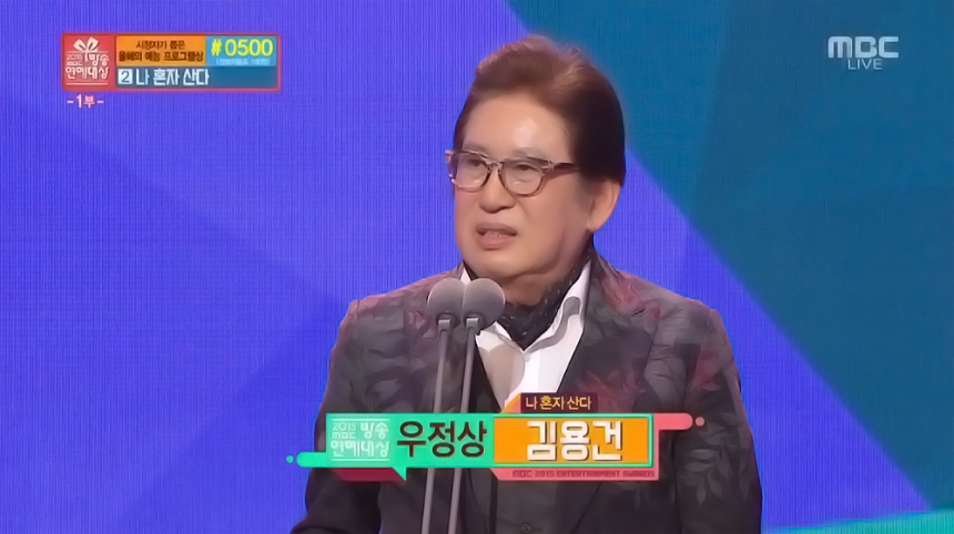 MBC ‘연예대상’ 김용건 / MBC ‘연예대상’ 방송 화면 캡처
