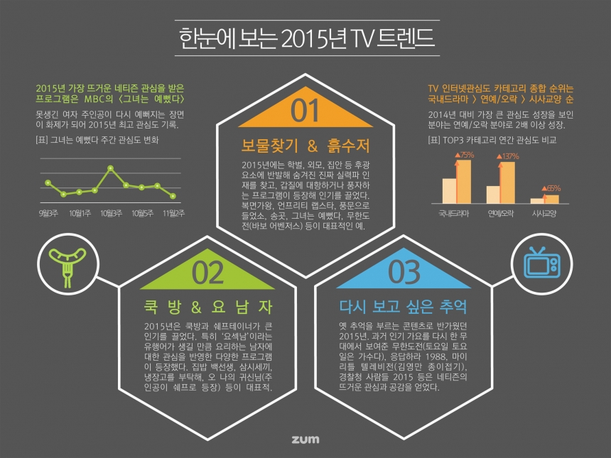 2015 TV인터넷 관심도 / 줌닷컴