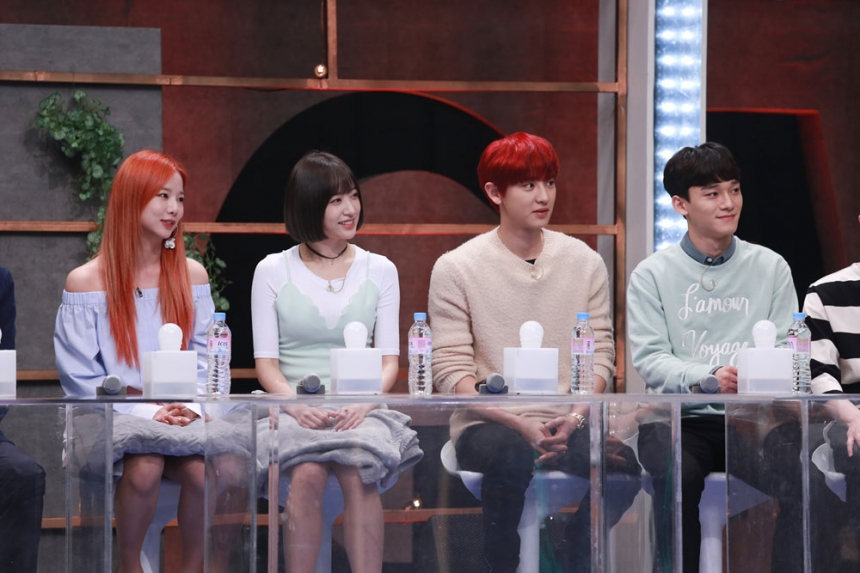 ‘투유프로젝트 슈가맨’ 엑소(EXO) 첸-찬열-이엑스아이디(EXID) 솔지-하니 / JTBC ‘투유프로젝트 슈가맨’