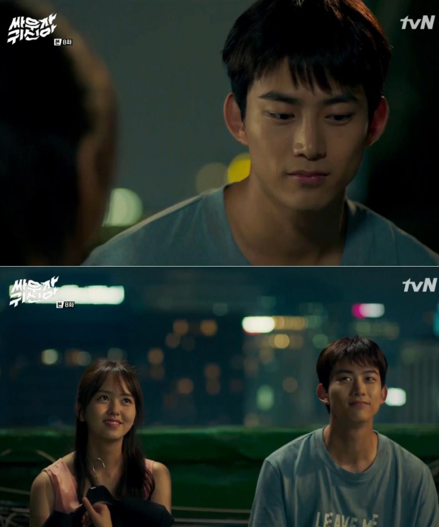 ‘싸우자 귀신아’ 옥택연-김소현 / tvN ‘싸우자 귀신아’ 화면 캡처