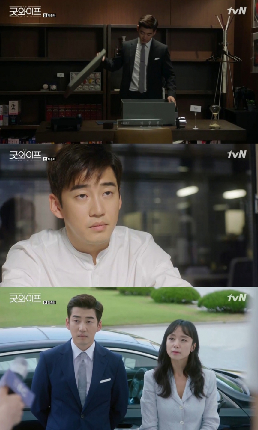 ‘굿와이프’ 윤계상-전도연 / tvN ‘굿와이프’ 방송캡처