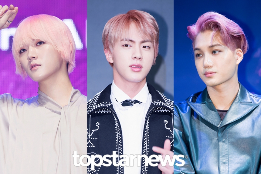 NUEST REN-防弹少年团 JIN-EXO KAI / TOPSTARNEWS