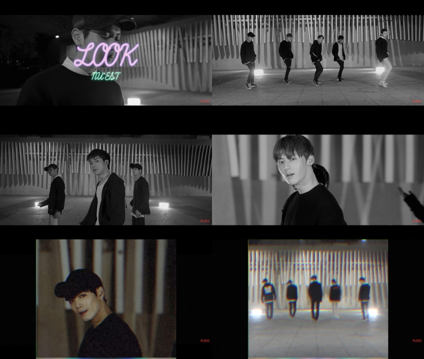 뉴이스트(NU'EST) ‘Look(A Starlight Night)’ 안무 영상 / ‘Look(A Starlight Night)’ 안무 영상 캡처