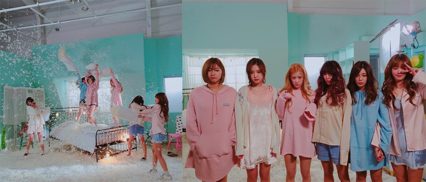 에이핑크(Apink) ‘별의 별’ MV 촬영 현장 / 에이핑크(Apink) 박초롱 인스타그램